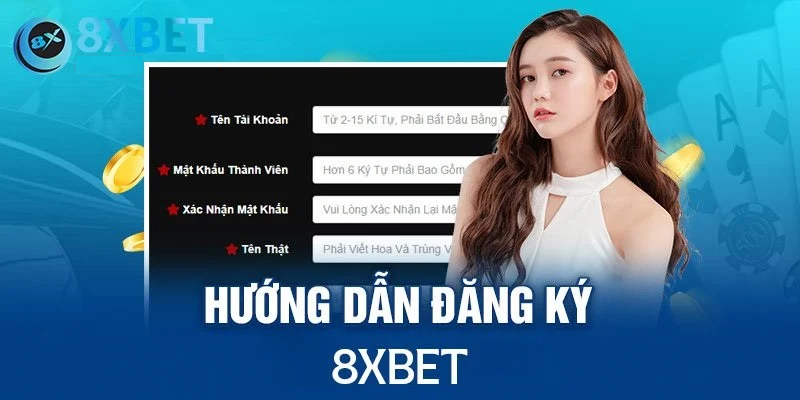 Đăng ký 8xbet chỉ vài bước, người mới làm được ngay